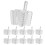 (S) 10pz Apri bocca dentale in silicone 4