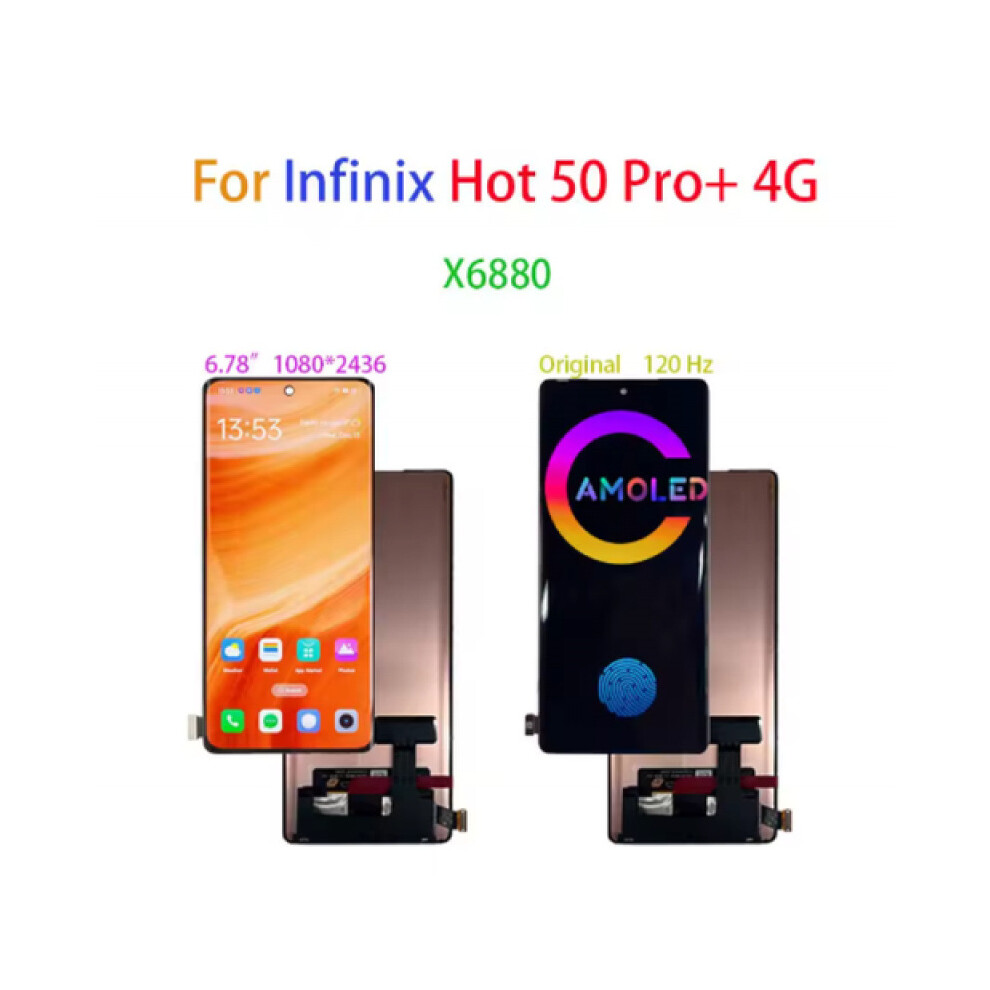 Compatible With Infinix Hot 50 Pro+ 4G Mobile Phone Screen Assembly Lcd Display Inner And Outer Integrated Screen 6935161336634