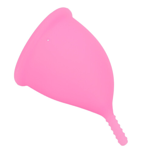 (L) Wiederverwendbare Menstrual Cup Silikon Rosa 2
