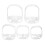 (White) Beard Shaper Mustache Template Goatee Outliner White 2