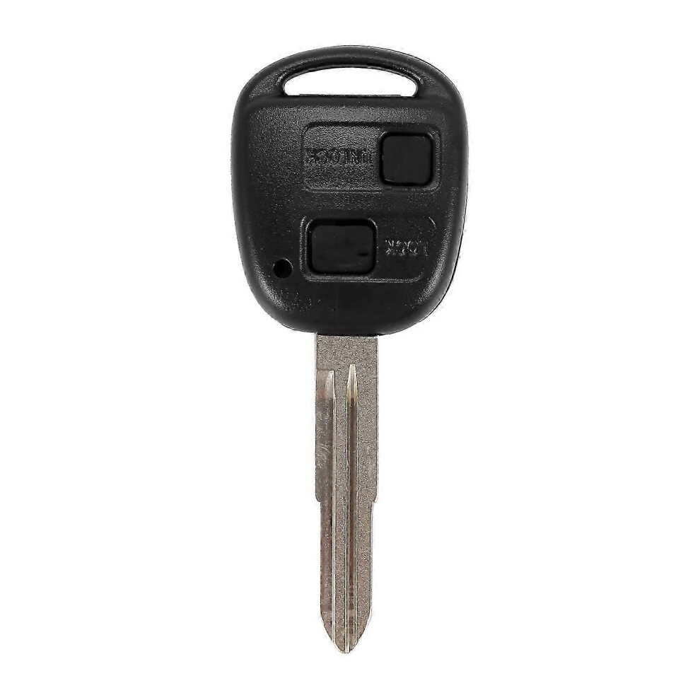 Kikidex (As Show, One Size) 2 Bouton Coque De Cle Telecommande Pour Toyota Yaris