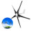 Windmühlengenerator 5-Blatt-Kleinwindturbinen-Kit 10