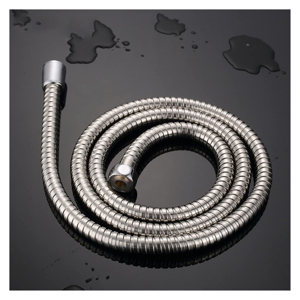 Replacement Stainless Steel Hose Shower Hose 1M 1.2M 1.5M 2M Flexible Chrome Bathroom Water Hose Extension 9354506628819