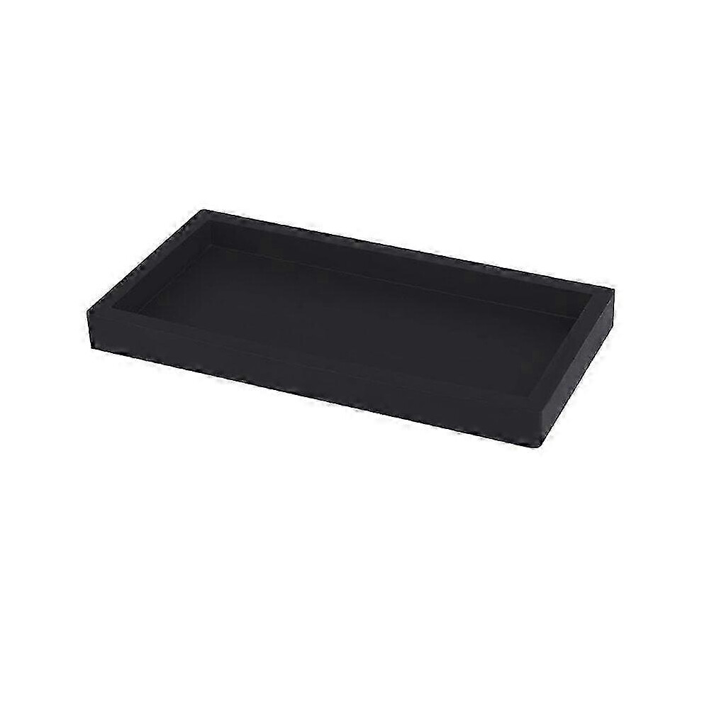 Kikidex (As Show, One Size) Countertop And Vanity Tray 8X4inch Silicone Soap Dispenser Tray, Sink Tray For Soap Bottles, Key Trinket Ring Tray