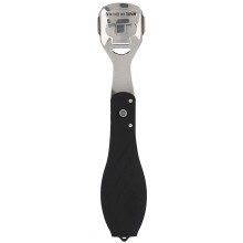 (Black) Callus Remover Planer Stainless Steel Foot Rasp Pedicure Tool Black