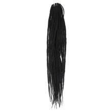 Schwarze Synthetikhaar Extensions zum Flechten Crochet