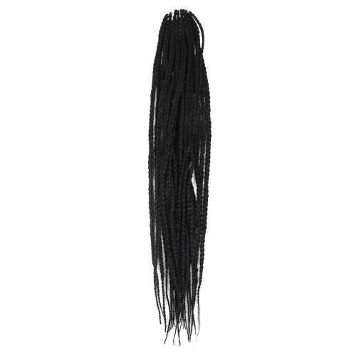 Schwarze Synthetikhaar Extensions zum Flechten Crochet