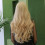 Gold Long Curly Wig High Temp Synthetic Cosplay 71cm 4