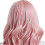LC210-1 Pink Kurz Lockig Synthetik Cosplay 4