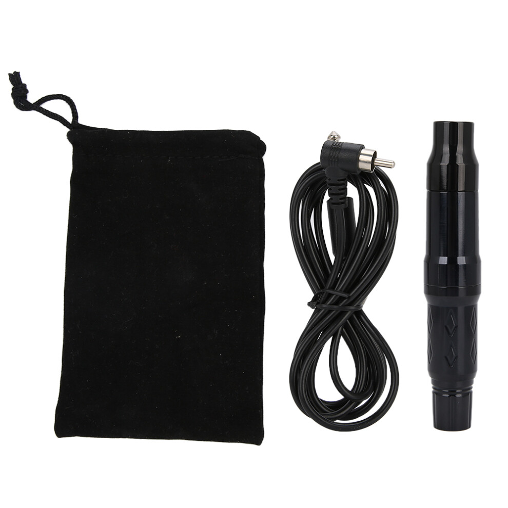 Black (Black) Tattoo Machine Rca Interface Powerful Motor Liner Shader Pen