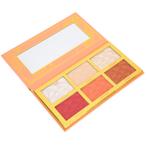 6-farbiges langanhaltendes Contour Blush Puder 2