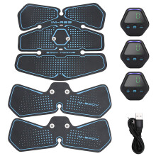 EMS Abdominal Muscle Trainer with Digital Display & Charging Patch