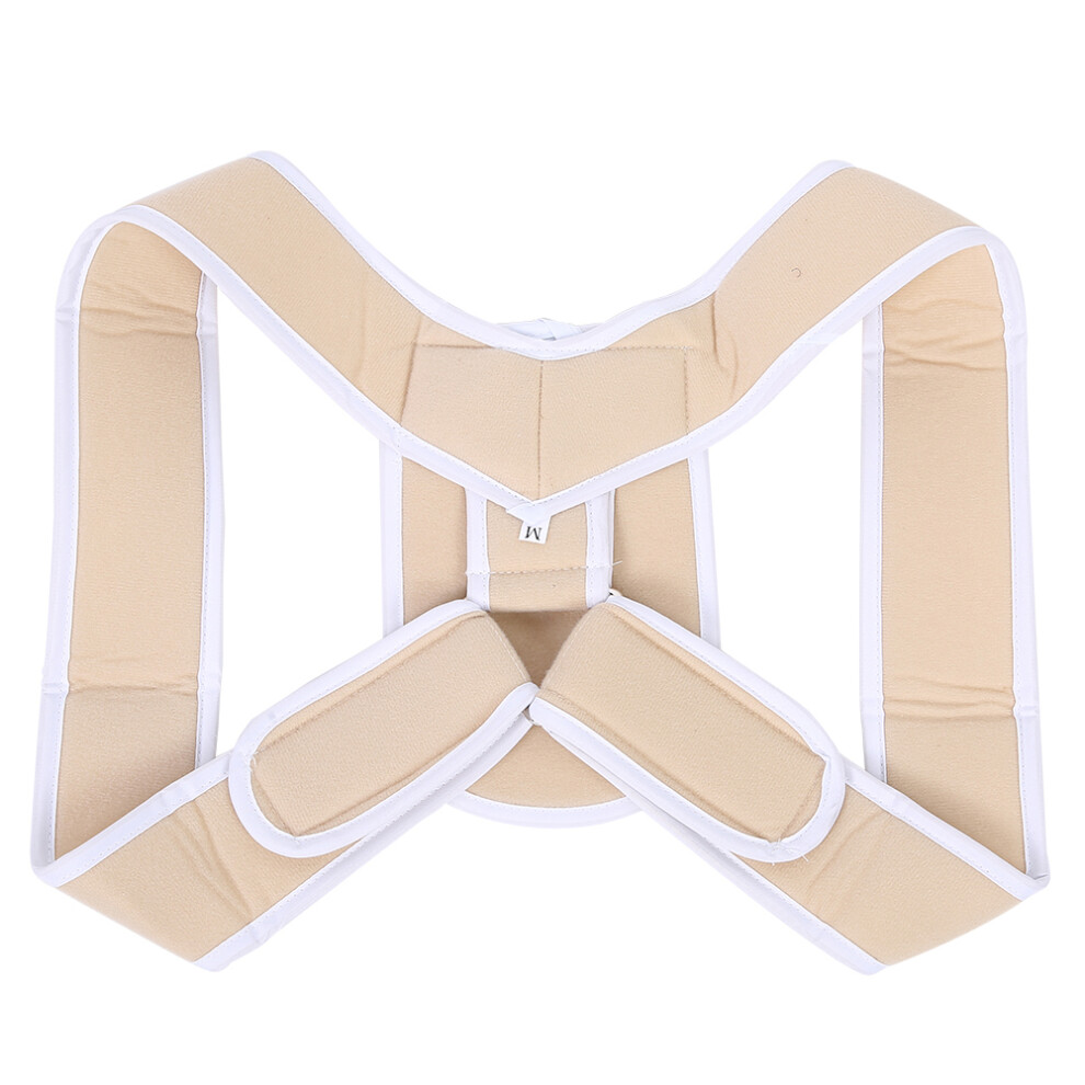 (Skin Color L) Posture Corrector Back Spine Support Hunchback Belt Skin Color L