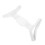 (L White) Breathable Adjustable Shoulder Back Straightener L 4