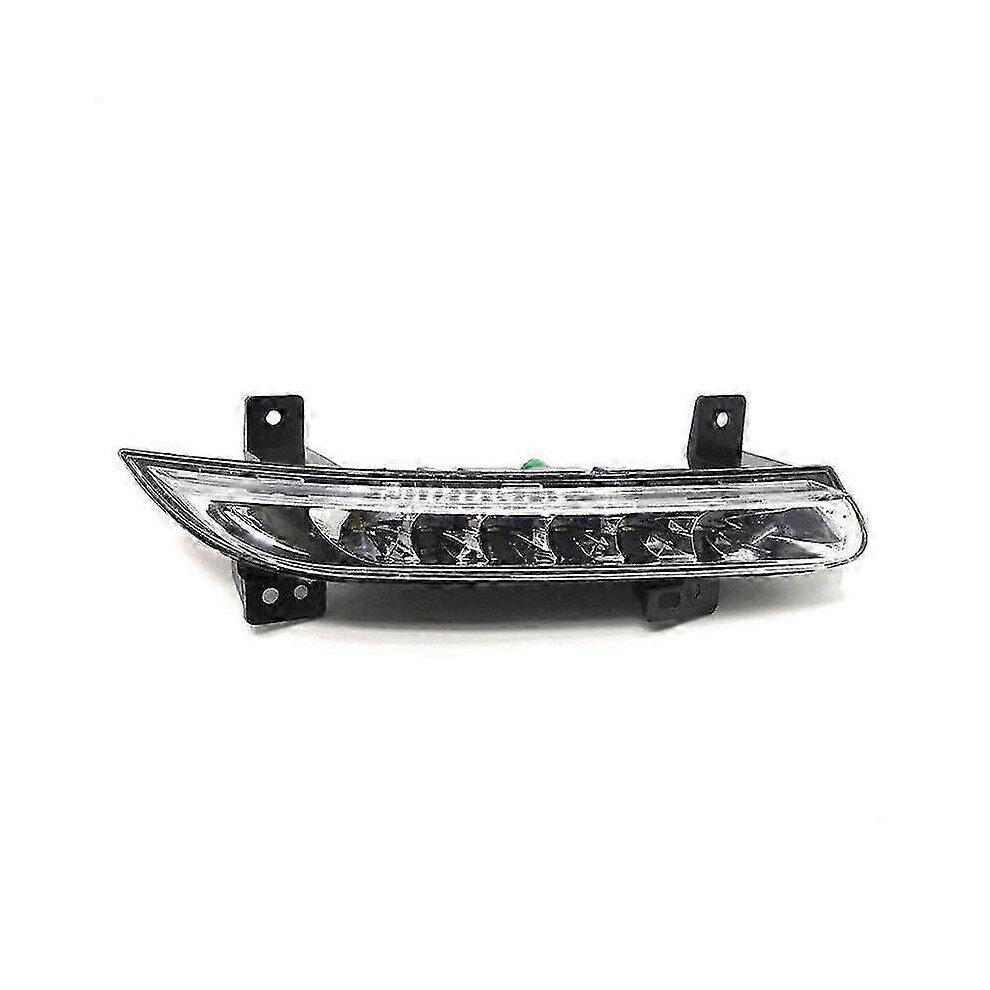 Kikidex (As Show, One Size) Car Front Left Led Drl Fog For Fluence 2014+ Auto Driving Lamp Daytime Running Bumper Lamp Light