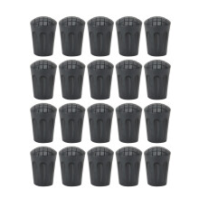 20pcs AntiSlip Cane Tips w/ Metal Gasket