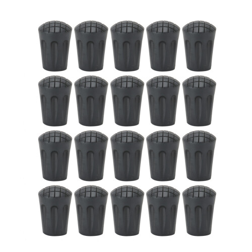 20pcs AntiSlip Cane Tips w/ Metal Gasket
