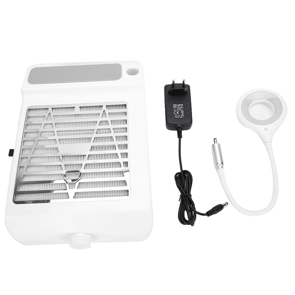 (Eu Plug 110~240V) 60W Nail Dust Collector Suction Fan Art Light Eu Plug 110~240V 448787205209