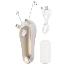 (Gold) Elektrischer Faden-Epilator Haarentferner für Gesicht Arm Bein Gold