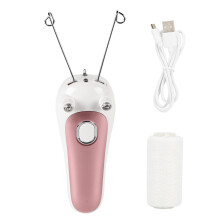 (Rose) Elektrischer Faden-Epilator Haarentferner für Gesicht Arm Bein Gold