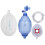 PVC Manual Resuscitator Breathing Bag Face Shield 1