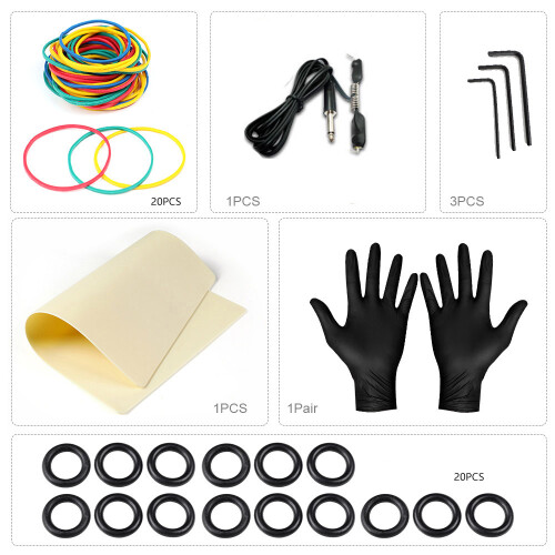 Compleet Tattoo Kit Voor Beginners Met Machine & Benodigdheden