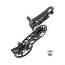 Bicycle Chain Tensioner Aluminum Alloy 11T Guide-Roller Tensioner For Folding Bikes Black
