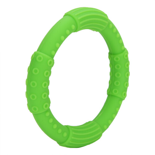 (Green) Giocattolo Masticazione Silicone Bebe Verde 1