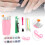 Nail Dotting Pen & Rhinestone Art Brush Set 5
