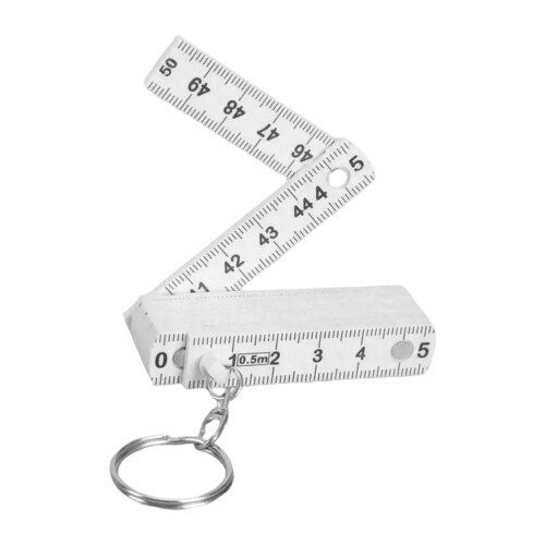 Flexible 50cm Folding Ruler Keychains Pocket Ruler For Accurate