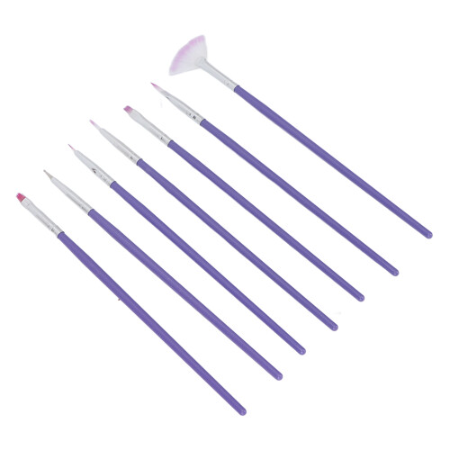 7-teiliges Nailart-Pinsel-Set, multifunktionaler 1