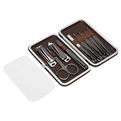 (Gun Color) 9-teiliger Nagelknipser-Set, Gun-Farbe