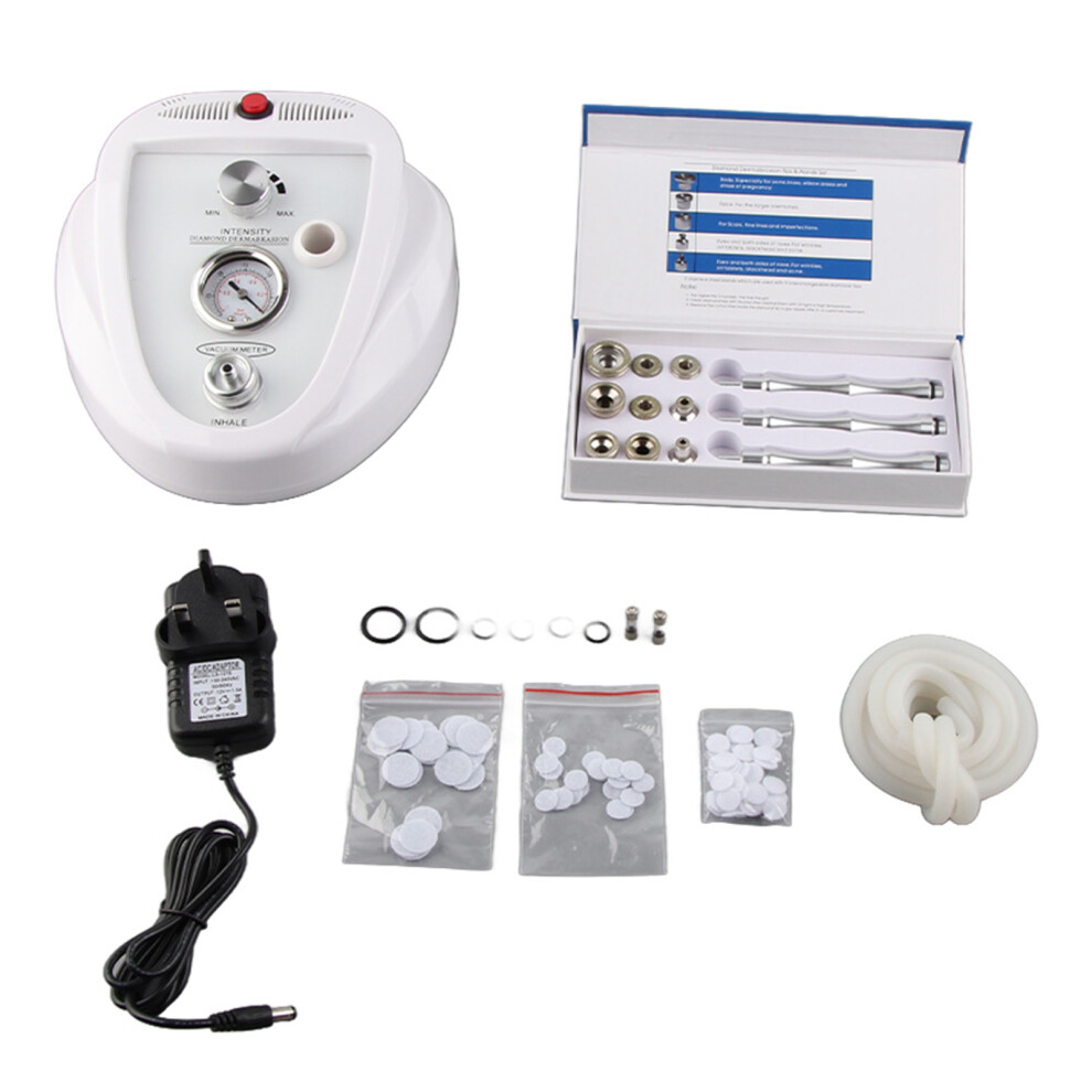 (UK Plug) Microdermabrasion Face Peeling Machine Skin Rejuvenation Instrument