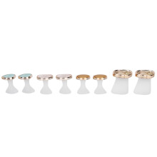 (MY-02) 8pcs Silicone Nail Art Toe Separator Washable Reusable