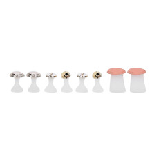 (MY-01) 8pcs Silicone Nail Art Toe Separator Washable Reusable