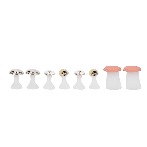 (MY-01) 8pcs Silicone Nail Art Toe Separator Washable Reusable