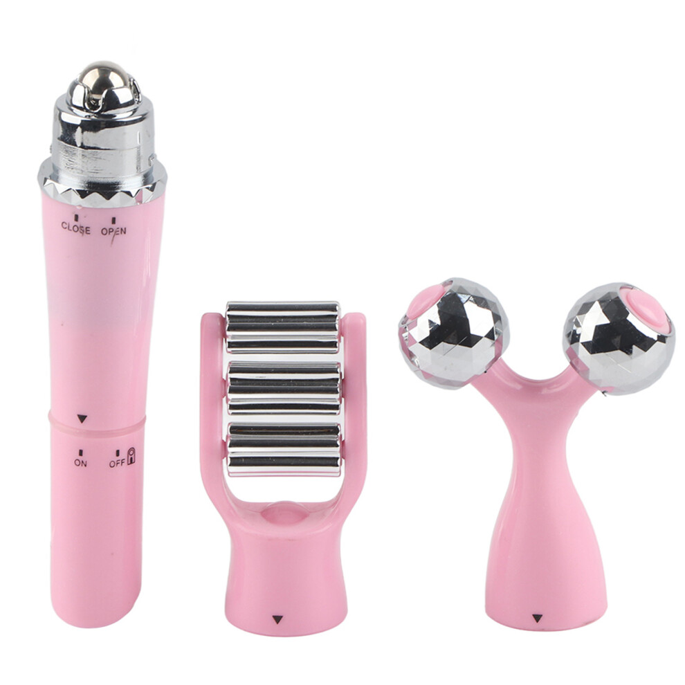 Pink Face Massage Roller For Lifting Tightening Slimming