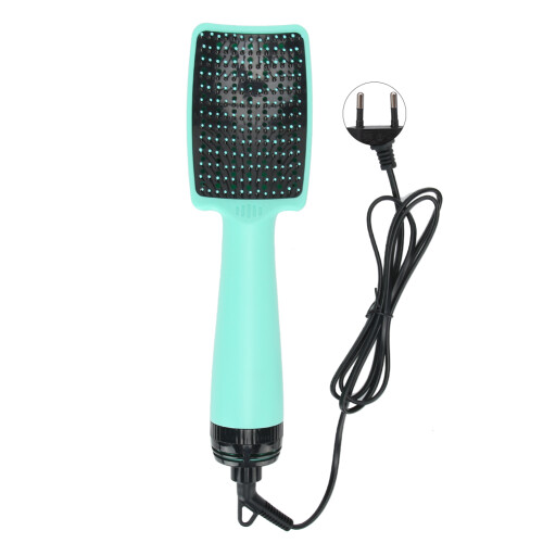 (EU Plug 220V) Haardroger borstel nat/droog groen
