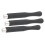 (Black) 3x zylindrischer Nagellack-Magnetstab Schwarz 4
