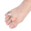 (MY-01) 8pcs Silicone Nail Art Toe Separator Washable Reusable 4