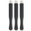 (Black) 3x zylindrischer Nagellack-Magnetstab Schwarz 5