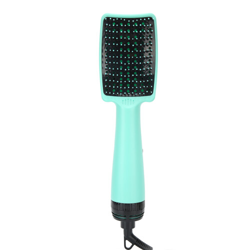(US Plug 110V) Haardroger borstel nat/droog groen 2
