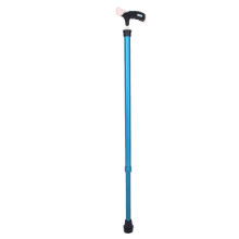 (Blue) Silberner Anti-Rutsch-Aluminium-Gehstock für Senioren