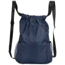 (Navy Blue) Drawstring Pocket Waterproof Travel Backpack Royal Blue
