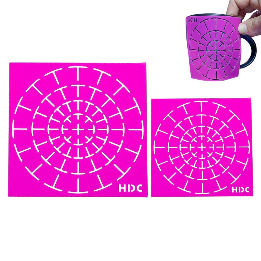Dot Painting Stencil Template Set, Dotting Tools Kit With Smooth Edges For Wall, Fabric, Furniture, Metal 9105992843435