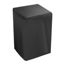 Outdoor Speaker Covers Waterproof Dustproof Bag Cotton Black XL Drawstring Closure For Outdoor Garden Patio