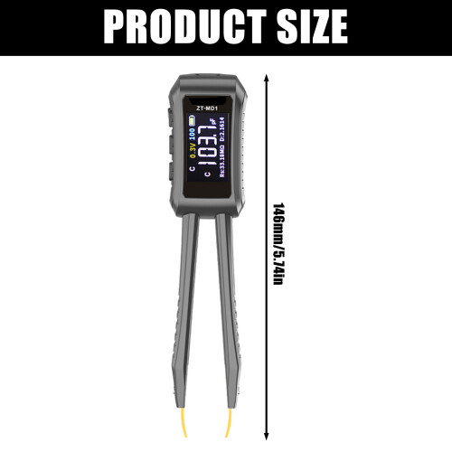 Digital Tweezer Resistance Tester Professional Meter-Set 2 1