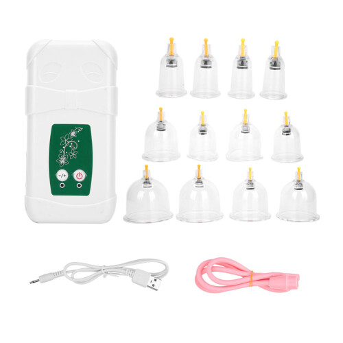 12pcs Vacuum Suction Cupping Set Adjustable Strong for Salon Home