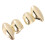 (Gold) 2x Glitter Single Teeth Halloween Hip Hop 3