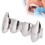 (Argent) 2x Glitter Single Teeth Halloween Hip Hop 5
